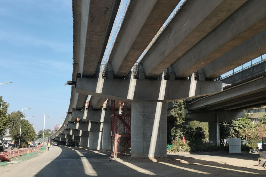 五线1标跨线桥